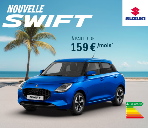 Bannière mobile Nouvelle Suzuki Swift