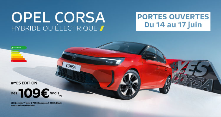 Offre Portes Ouvertes Opel - Groupe Legrand