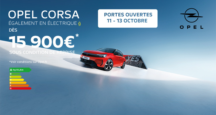 Offre Portes Ouvertes Opel - Groupe Legrand